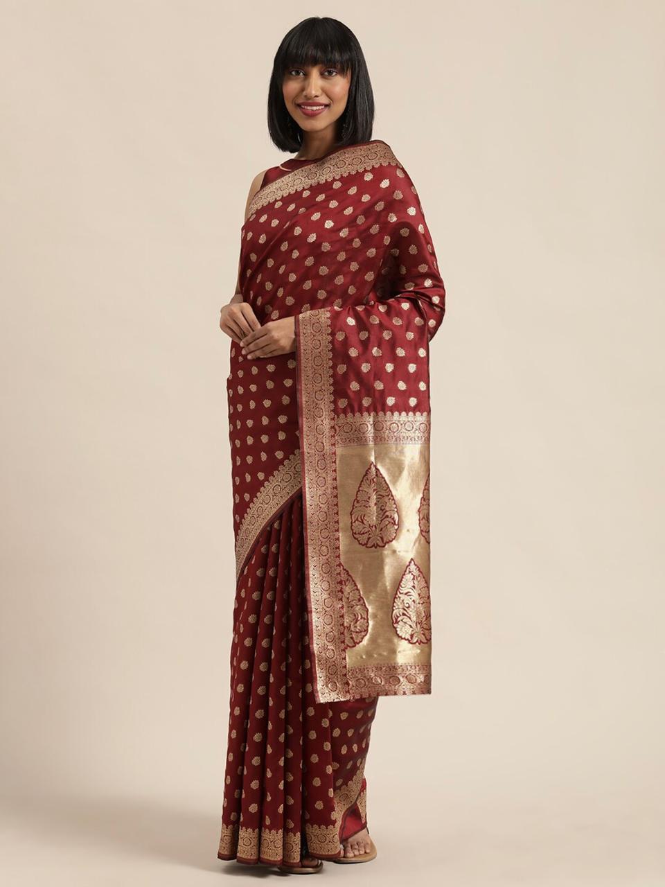 Rich Pallu Silk Latest Designer Casual Wear Silk Saree Collection 